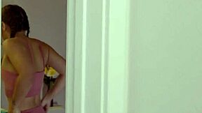 hot teen stepsis washes bike in bikini then sucks stepbro's cock if he wins