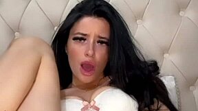 horny british coed teen squirts hard on webcam toys pov