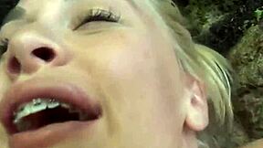 sexy teen lesbians rip clothes for outdoor pussy fingering