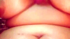 horny asian teen stuffs brinjal deep in pussy for messy orgasm