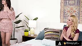 Mommy's girl Maddy May, shouldn't rely on men, learn masturbation from stepmom?