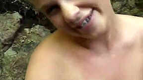 sexy teen lesbians rip clothes for outdoor pussy fingering