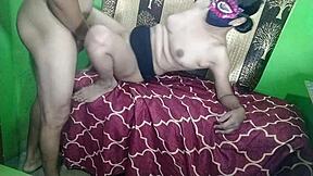 indian bhabhi's first time saree fuck with deepthroat and cum