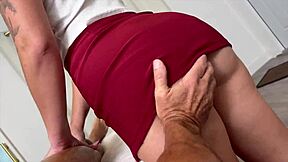 blonde stepdaughter oils stepdaddy then takes facial creampie lola cheeks