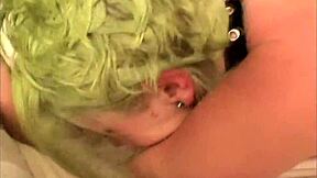 Misty Haze's shaved pussy craves monster cock facial cumshot!