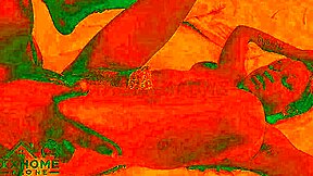 i love romantic sex in cozy room with red lights... his cock feels so good inside me!