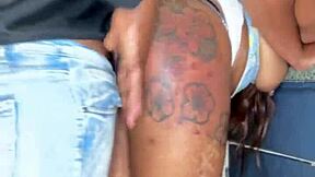 yo that babysitter's ass shakes on big black cock missionary!