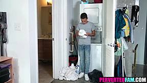 pervy stepbro pounds bent-over ebony stepsis in taboo doggystyle