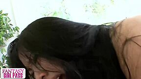 Kya Tropic's Fat Asian BBW Rides Huge BBC Wild!