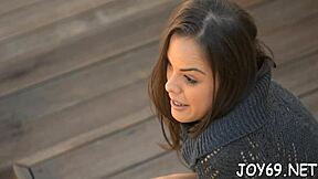 Legal age teen stuffs fingers deep in her wet pussy... wanna see her squirt?