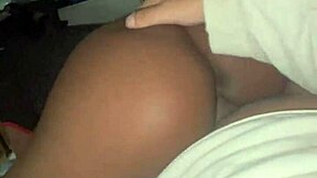 petite teen reverse cowgirl rides big black cock shaking ass moaning!