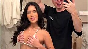 carolina guerrero gives max felicitas epic footjob cum blast