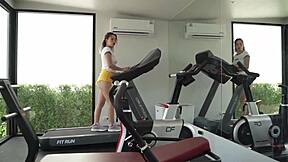 Hot Gym Chick Cheats on Boyfriend With My Cock Workout Session