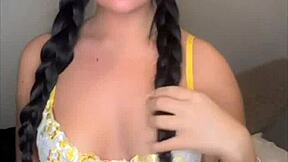 Horny British Slut Teases Her Tight Holes with Toys!