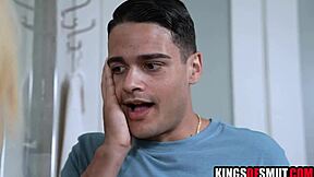 stepmom tempts him with sloppy deepthroat he cant say no