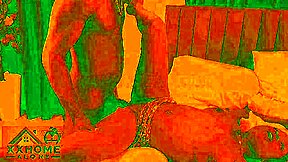 i love romantic sex in cozy room with red lights... his cock feels so good inside me!