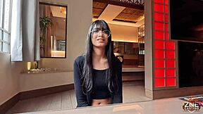 luna's epic goth latina casting backstage first time wet pussy pov ride