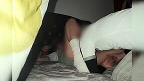 i told mom i'm sleeping over at a friend's but i'm riding my crush's thick cock instead