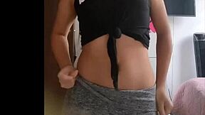 check out this sexy latina teen's juicy ass