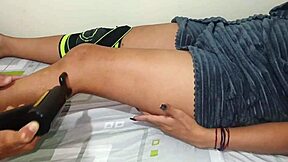 damn this old perv masseur wrecks her juicy squirting pussy hard!