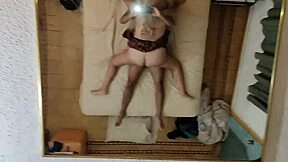 Busty latina girlfriend rides boyfriend's cock pov style