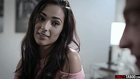 petite teen's pussy gets fucked rough humiliated outdoors by voyeur