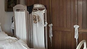 curvy italian doll teases undressing juicy natural tits solo