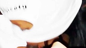 Stepsister sucks stepbro cock then rides tight pussy