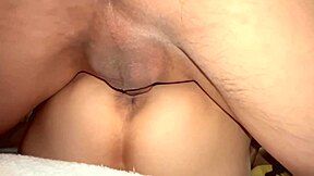 close up amateur milf's shaved pussy 50 days post virginity loss