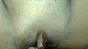 Filming my wife's big hairy pussy beachside