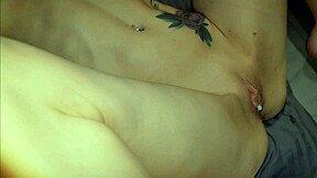 Wet Teen Pussy Filled with Creampie Closeup!