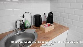 mum's friend grabs my cock for wet pussy n ass creampie