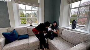 does urdu teacher rip aaliyah yasin's clothes for wet pussy discipline?