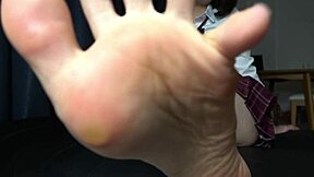 kneel loser my navy socks facesit you then footjob that cock