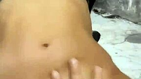 Tall Brunette Teen Goes Wild In Sloppy Deepthroat Ride!