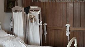 curvy italian doll teases undressing juicy natural tits solo