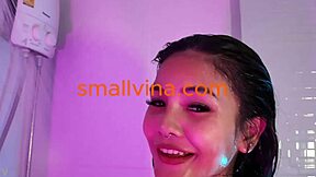 pretty cute asian teen big ass poses in hot lingerie solo?