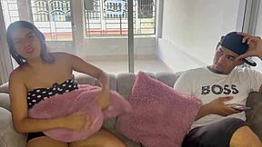 i fuck hot stepsis hard after her erotic massage