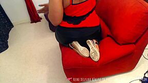 Vends-TA-CULOTTE! JOI domina française se moque de ta petite bite - reine delisiah!