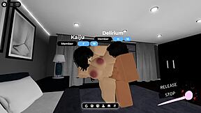 roblox slut gives virginity while bf plays hood
