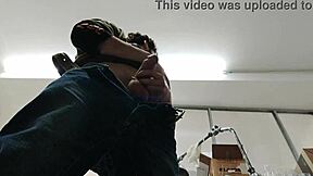 i sneak thru shop jerking my skinny cock to massive cumshot explosion