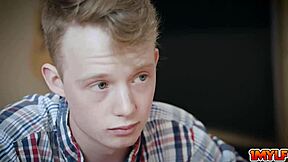 juliett russo serves cum-glazed chicken then licks stepson's cock