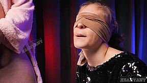 Stepbrother's Taste Game Tricks Angry Stepsis into Sloppy Dick Sucking