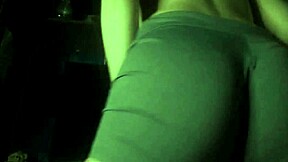 brunette milf pussy creampied kitchen doggystyle