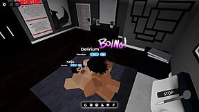 roblox slut gives virginity while bf plays hood