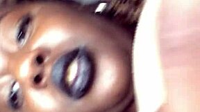 WOW SEXY BLACK PUSSY CUMS HARD RIDING DILDO TOY BAREFOOT!