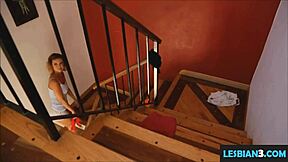 Dirty Lesbian Stepmom Fucks Teen Into Submission!