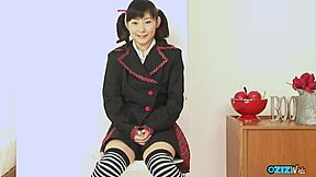 Shy girl strips clothes off then begs for rough doggystyle on puffy tits and big clit