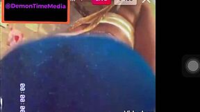 instagram ebony twerks big ass demon time on webcam