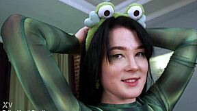 skinny babe aarol renti's first dvp gaping from black monster cocks